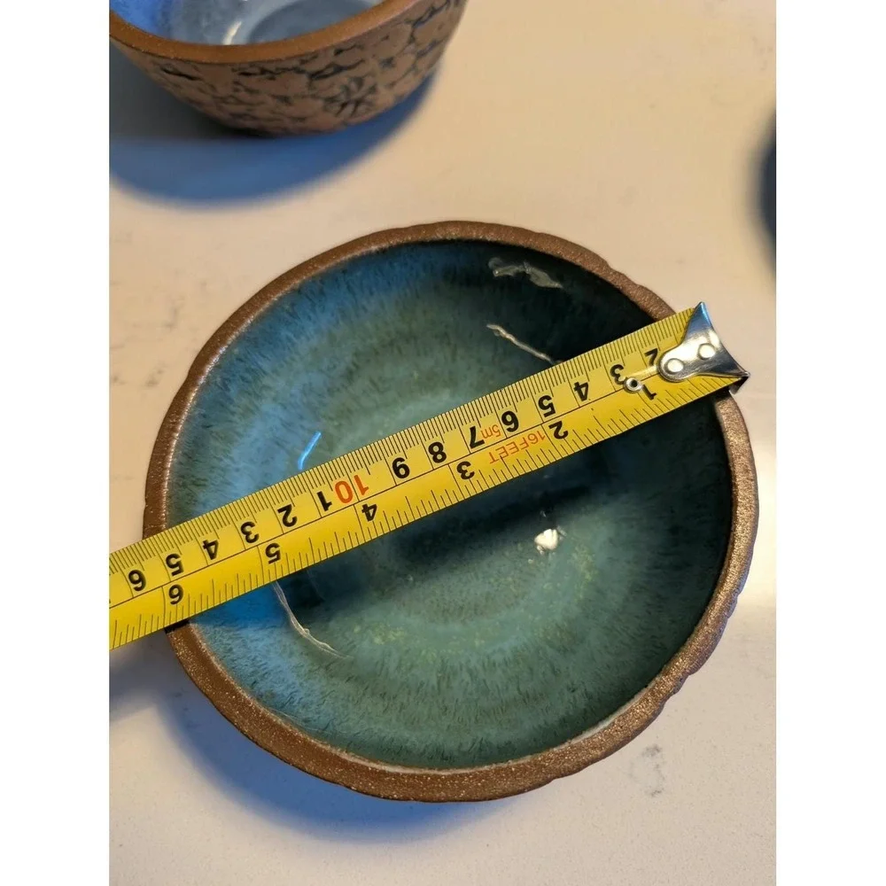 5 Vintage Mineral Spring Studios KB Smith Art Pottery Bowls Signed Vernon AZ USA